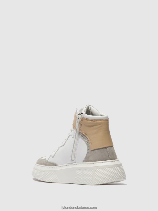 Lace-up Trainers EPPE531 Women Fly London 4V24RT735 CONCRETE/WHITE/BEIGE