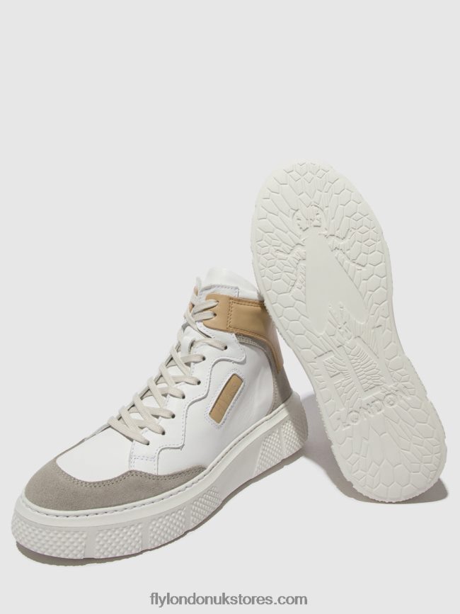 Lace-up Trainers EPPE531 Women Fly London 4V24RT735 CONCRETE/WHITE/BEIGE