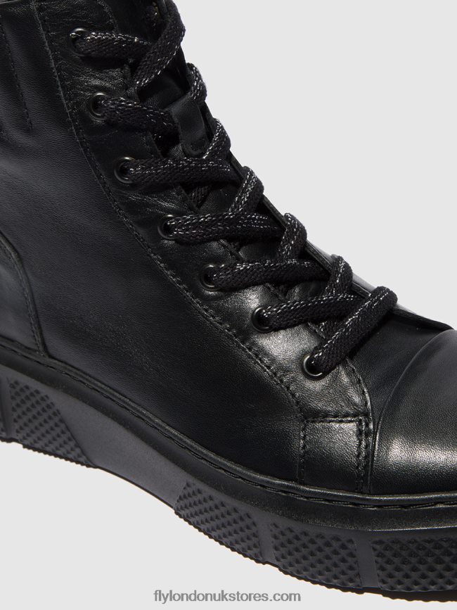 Lace-up Trainers ERBY484 Women Fly London 4V24RT762 DUBLIN BLACK
