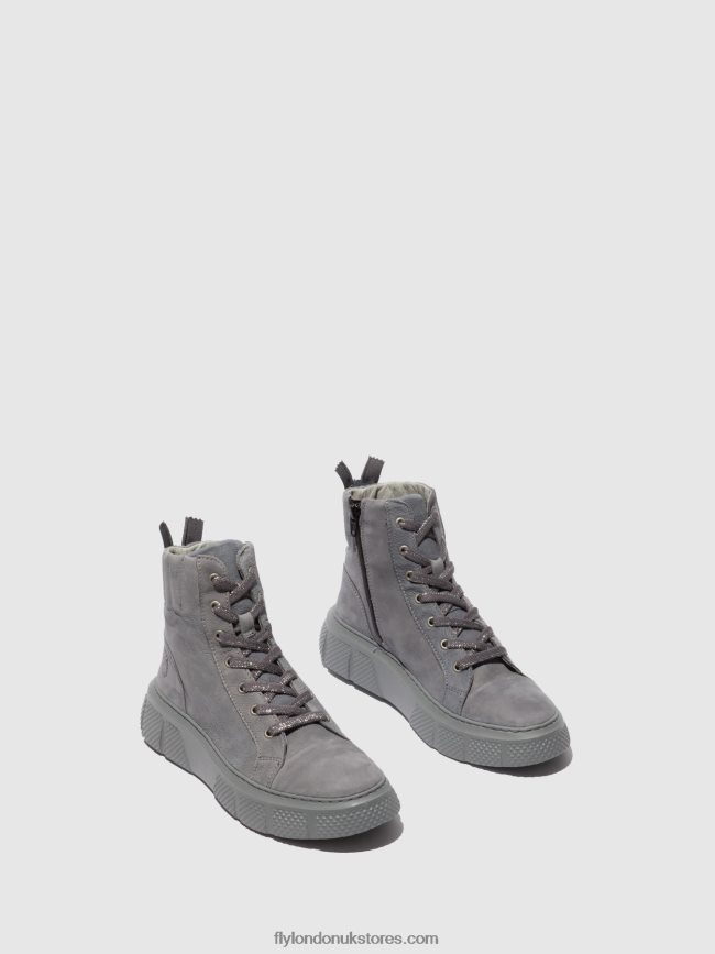 Lace-up Trainers ERBY484 Women Fly London 4V24RT765 SORANO BLUE GREY