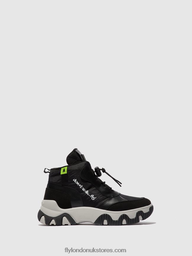 Lace-up Trainers FUMO892 Women Fly London 4V24RT745 MULTI BLACK