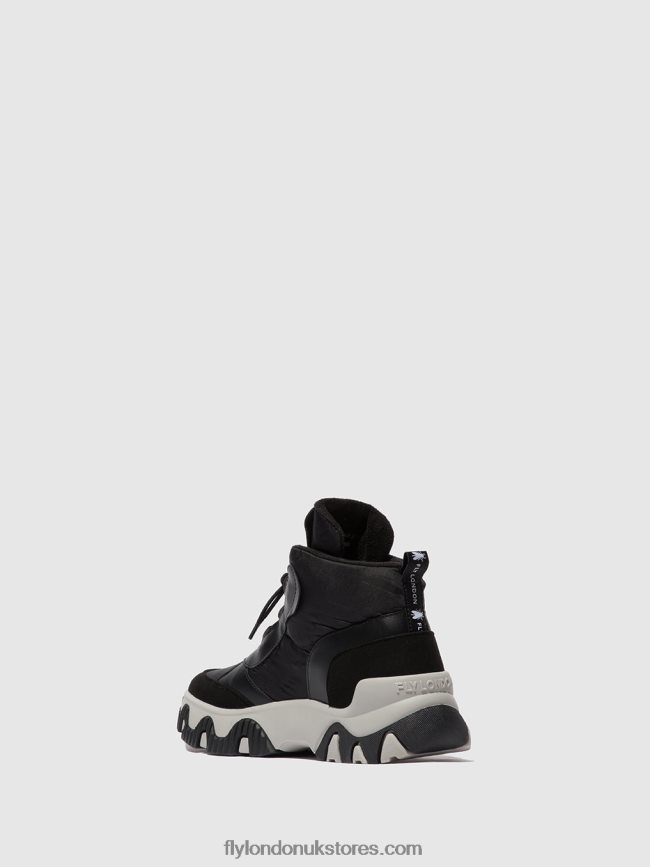 Lace-up Trainers FUMO892 Women Fly London 4V24RT745 MULTI BLACK