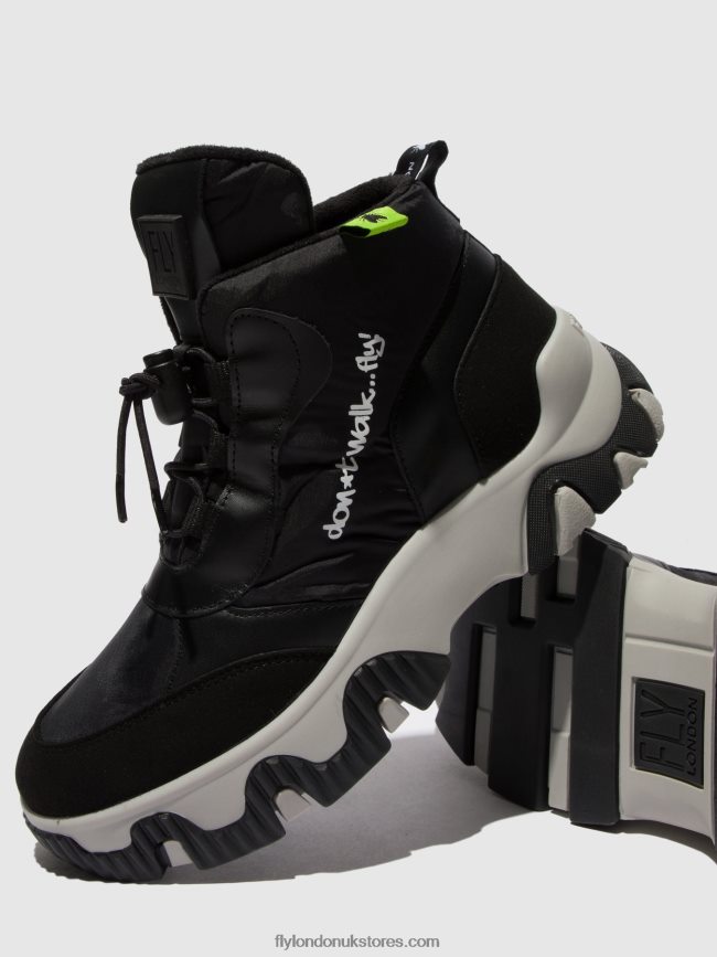 Lace-up Trainers FUMO892 Women Fly London 4V24RT745 MULTI BLACK