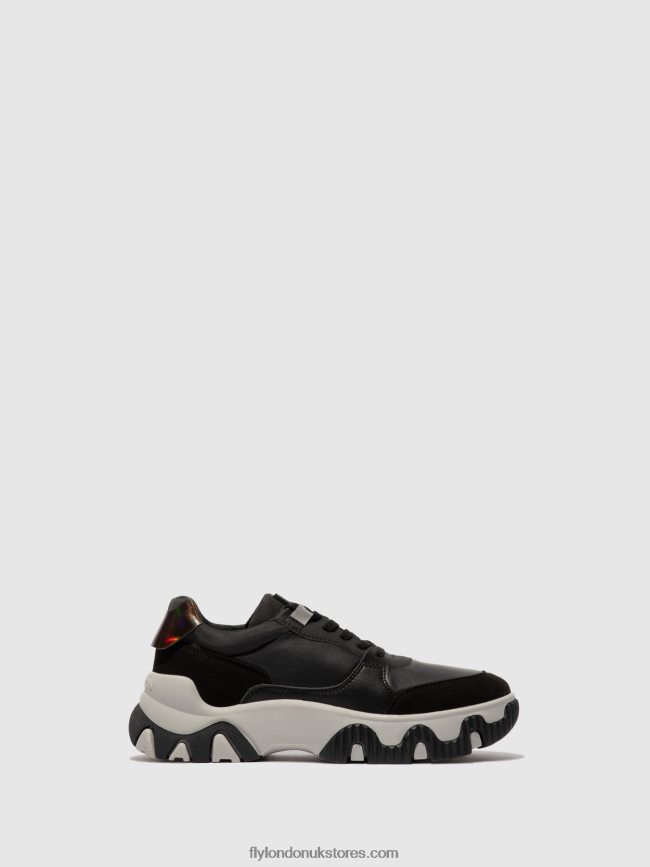 Lace-up Trainers FYDE644 MULTI Women Fly London 4V24RT774 BLACK