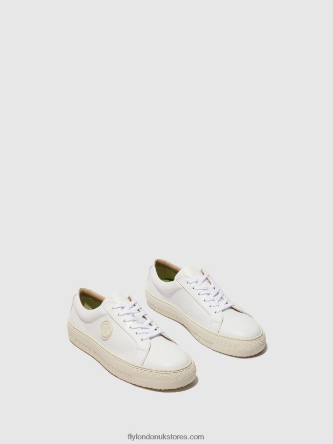 Lace-up Trainers TAFA587 Women Fly London 4V24RT712 WHITE