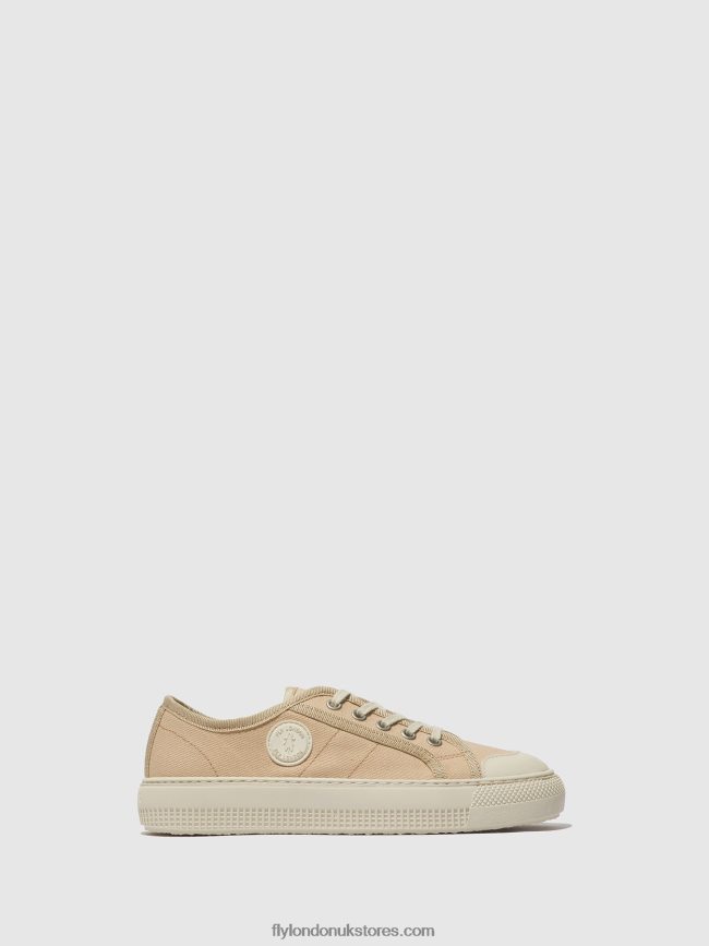Lace-up Trainers TERE557 Women Fly London 4V24RT741 BEIGE