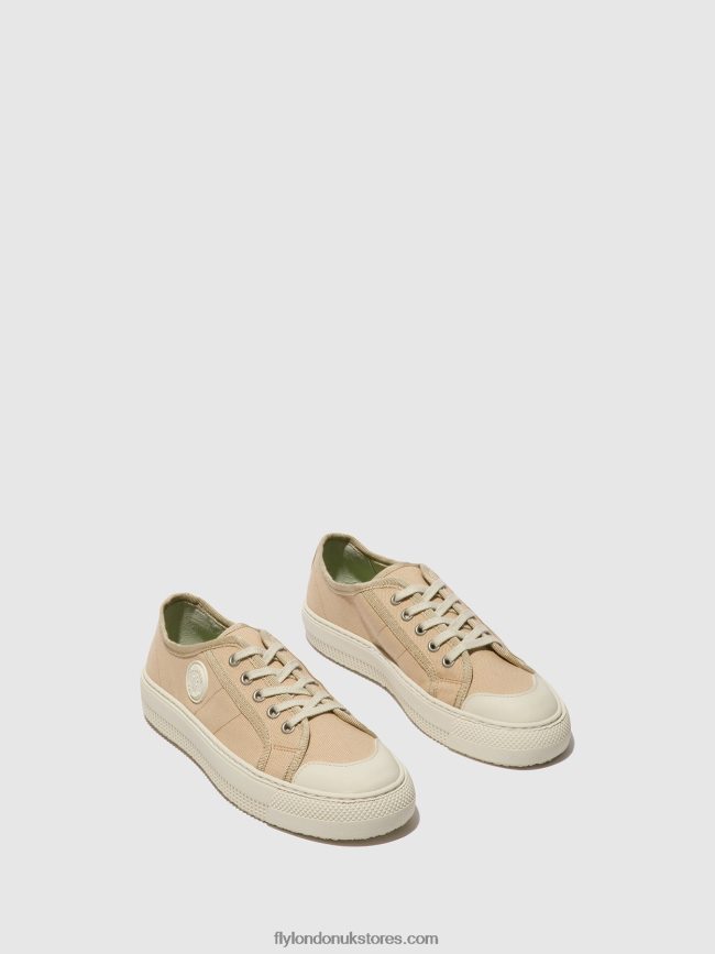Lace-up Trainers TERE557 Women Fly London 4V24RT741 BEIGE