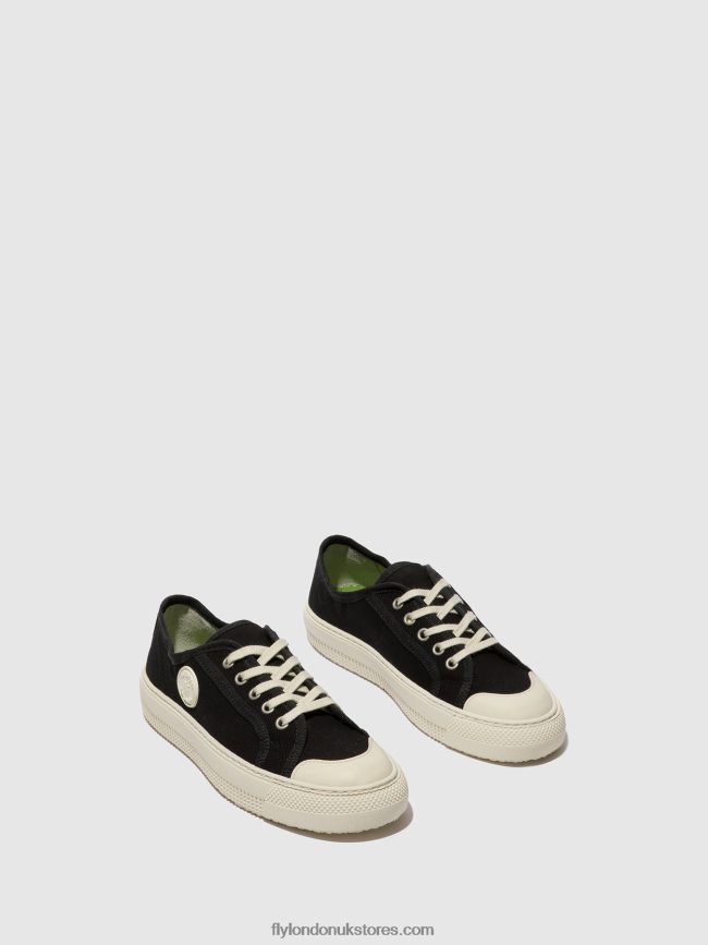 Lace-up Trainers TERE557 Women Fly London 4V24RT742 BLACK