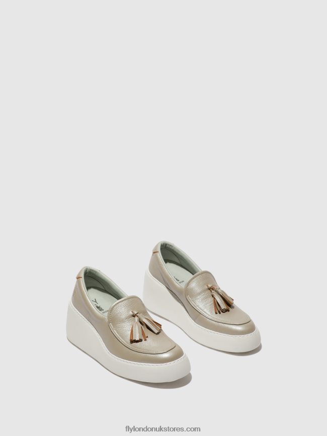 Slip-on Trainers DALA579 Women Fly London 4V24RT705 SILVER