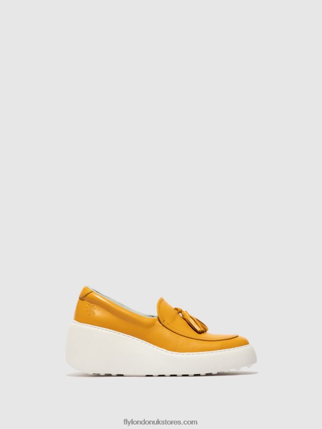Slip-on Trainers DALA579 Women Fly London 4V24RT710 MUSTARD