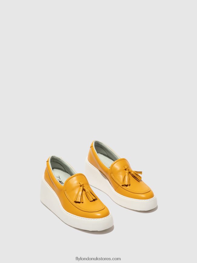 Slip-on Trainers DALA579 Women Fly London 4V24RT710 MUSTARD