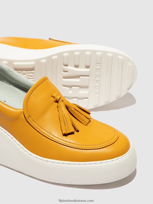 Slip-on Trainers DALA579 Women Fly London 4V24RT710 MUSTARD