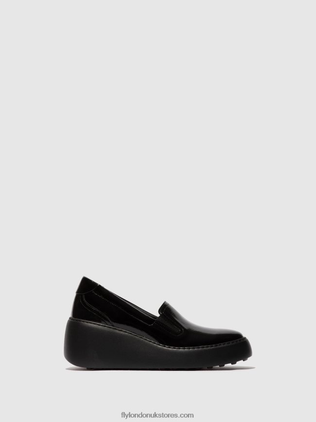 Slip-on Trainers DECA459 Women Fly London 4V24RT746 BLACK