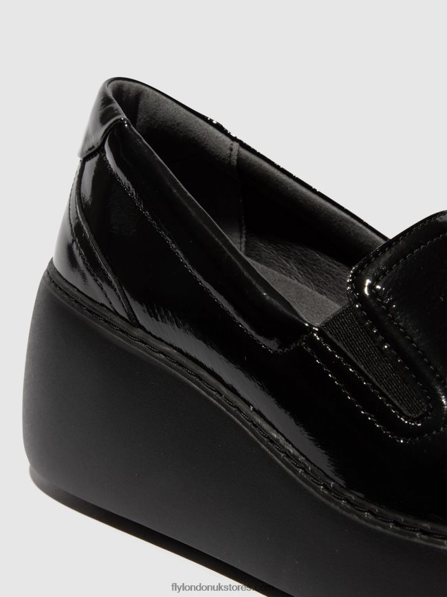 Slip-on Trainers DECA459 Women Fly London 4V24RT746 BLACK