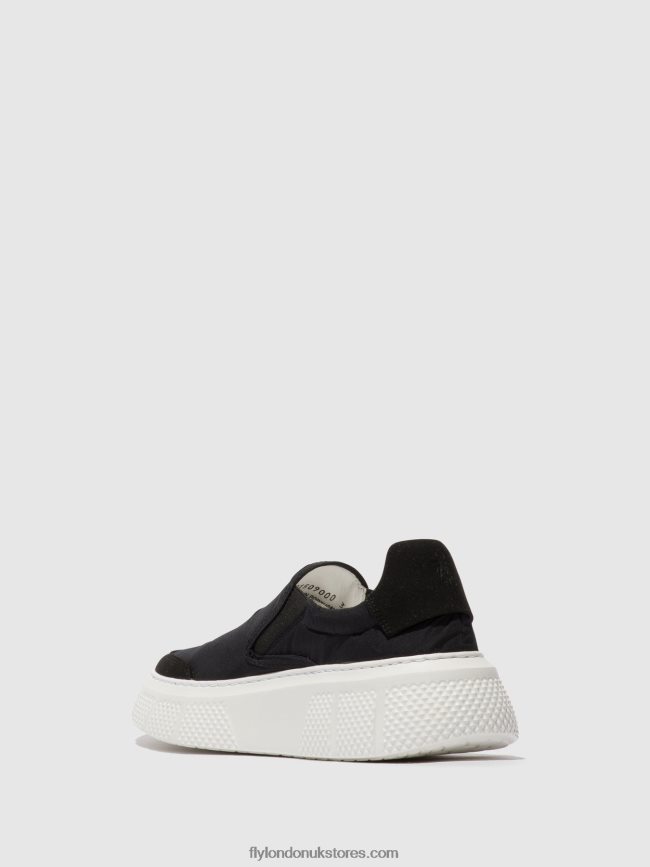 Slip-on Trainers ELIN509 Women Fly London 4V24RT752 BLACK